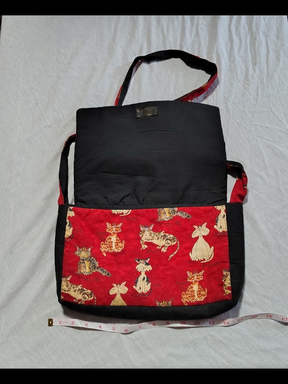 Catberry Tails Cute Kitty Cat Theme Small Cross Body Bag View 2